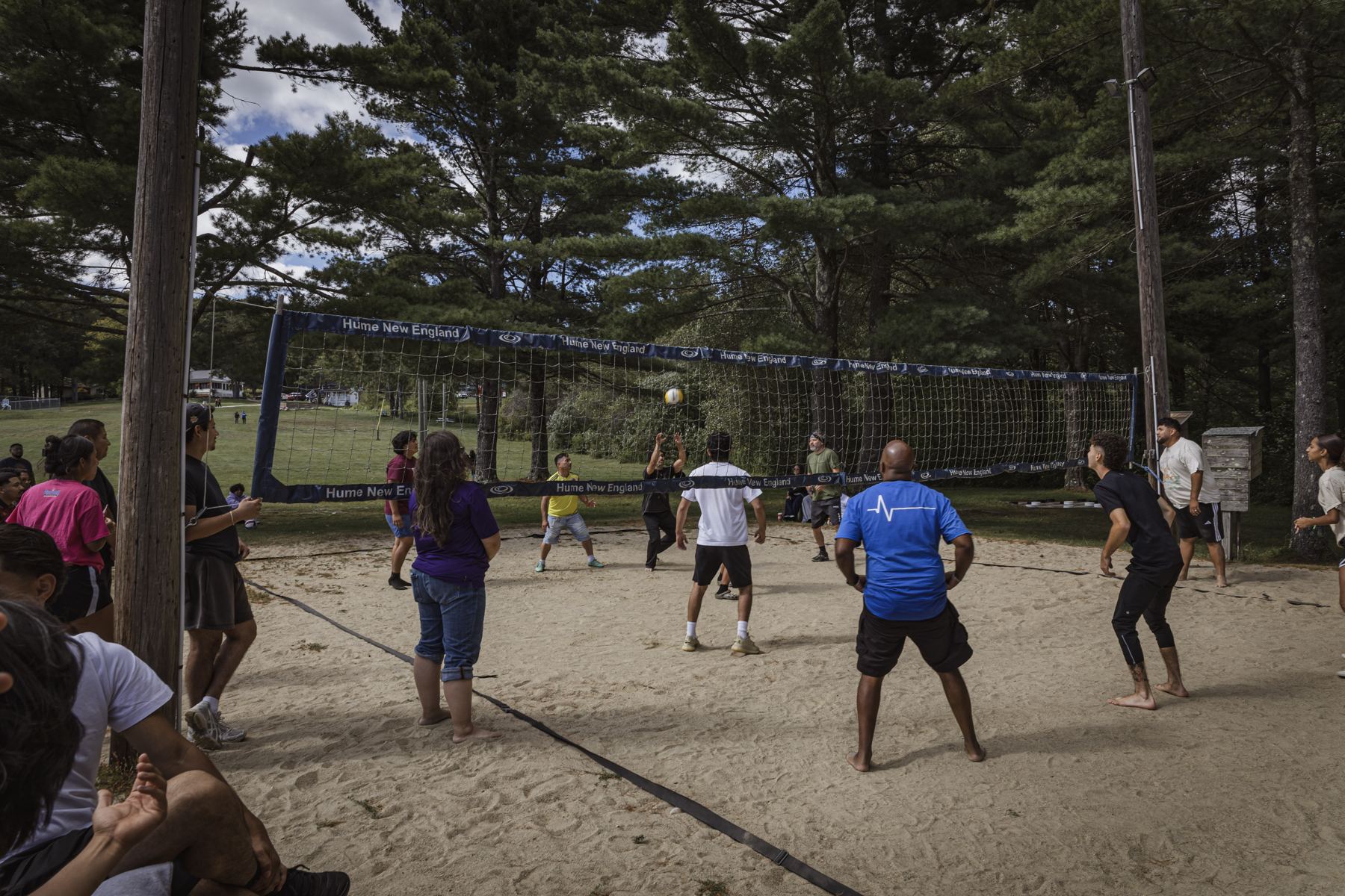 Volleyball at Family Camp