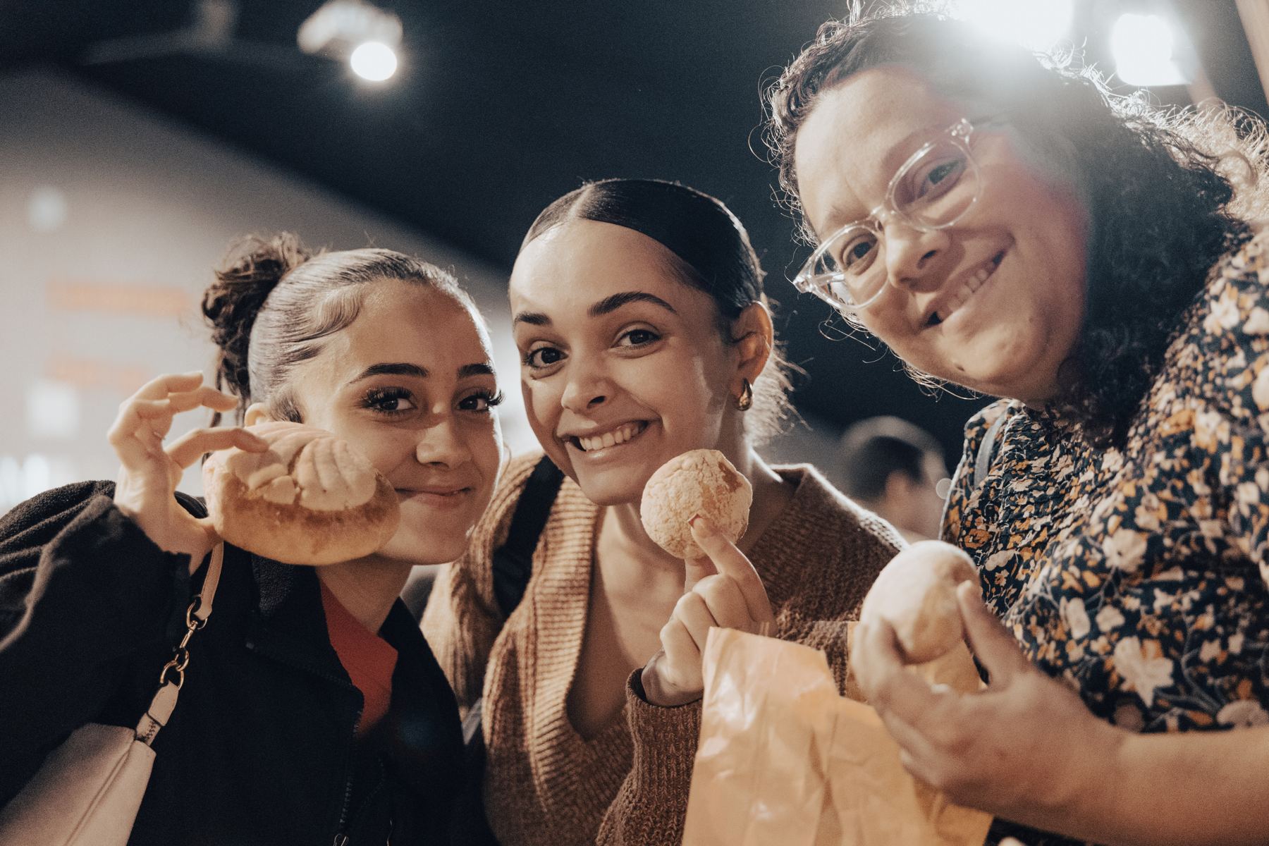 Friends laughing together at Living Waters
